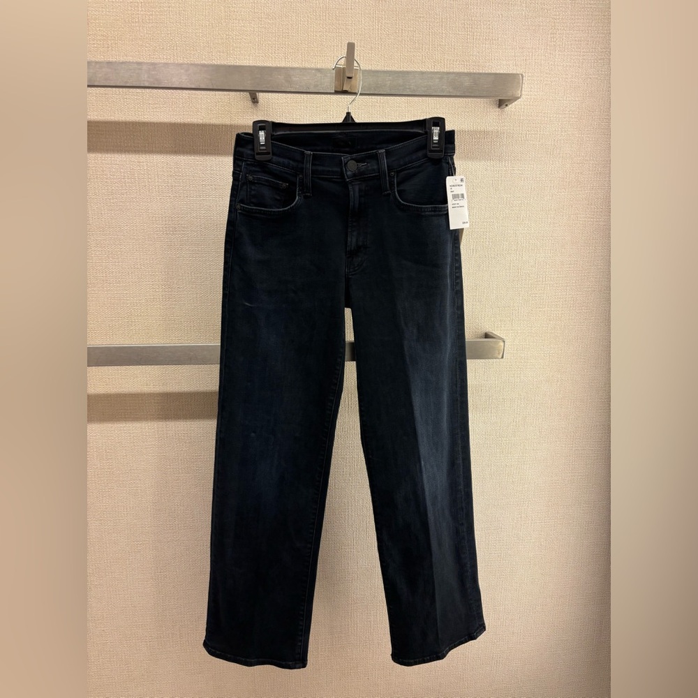 Mother The Mid Rise Zip Rambler Ankle Jeans
